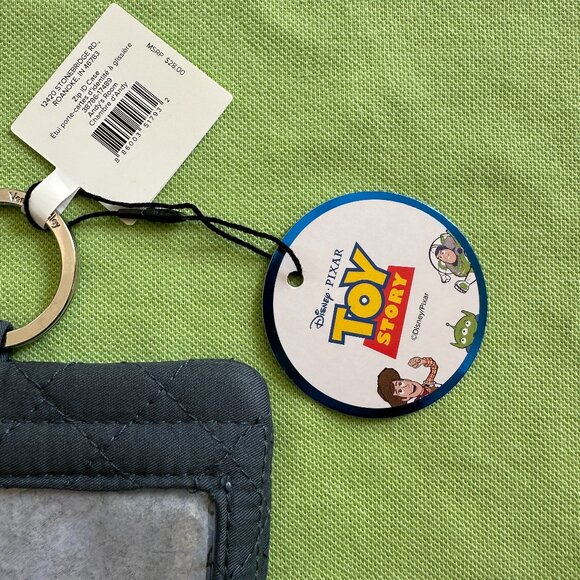 VERA BRADLEY DISNEY PIXAR ZIP ID CASE W/ BO PEEP'S SHEEP:NWT ANDY'S ROOM - Picture 6 of 9